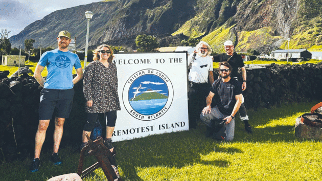 Apprentice navigators in Tristan