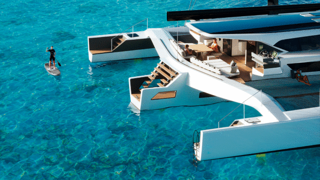 Close-up of the aft in render