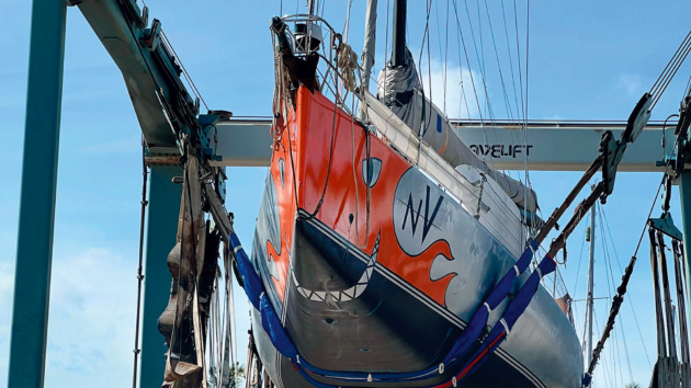 Open 66 in the dry dock