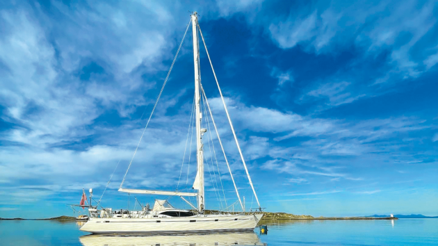 The Norton family bought their Oyster 56 to sail round the world on The Bluewater Rally